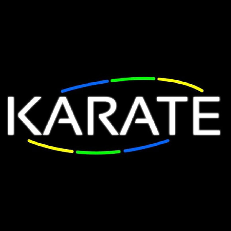Karate Neon Skilt