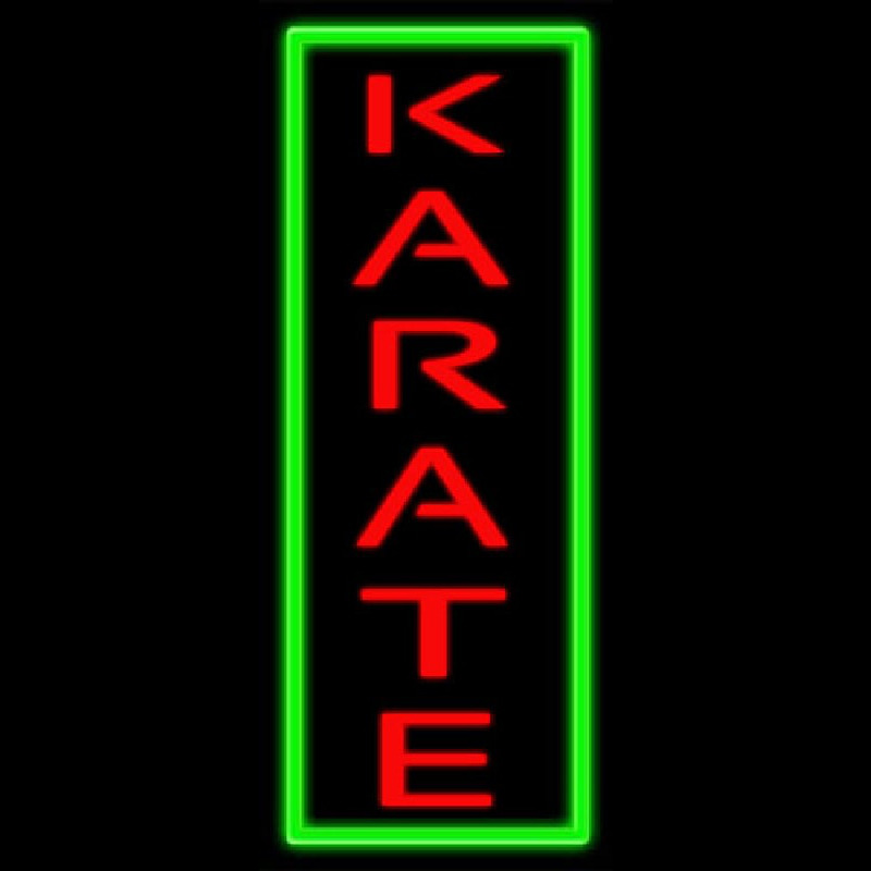 Karate Neon Skilt