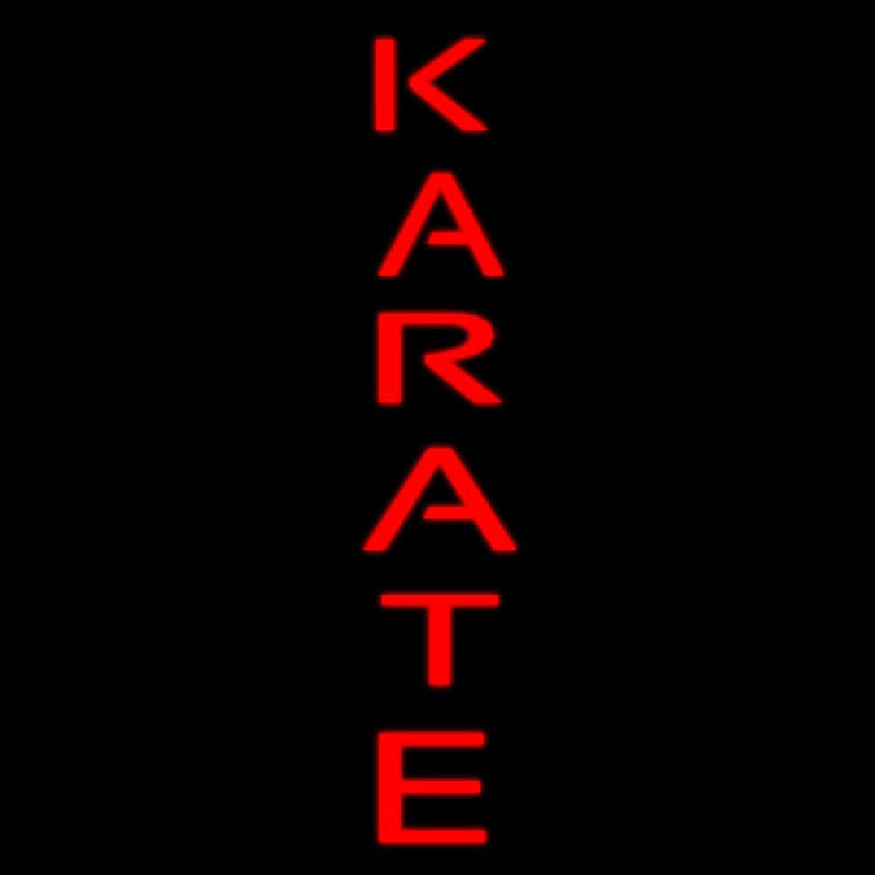 Karate Neon Skilt