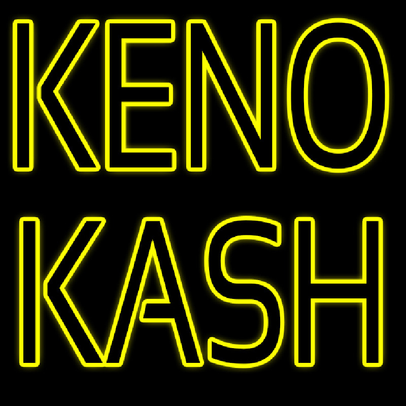 Keno Kash Neon Skilt