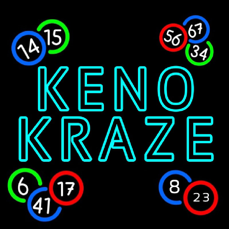 Keno Kraze Neon Skilt
