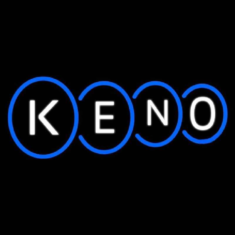 Keno With Border 1 Neon Skilt