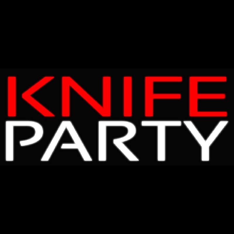 Knife Party 2 Neon Skilt