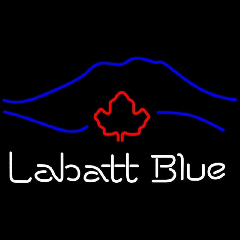 Labatt Blue Mountain Beer Sign Neon Skilt