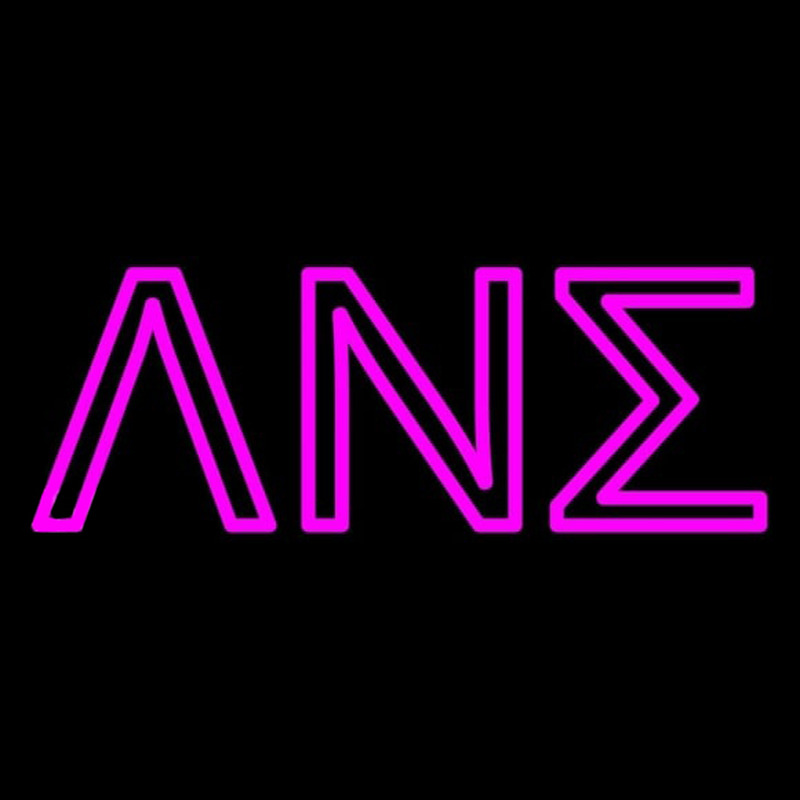 Lambda Nu Sigma Neon Skilt
