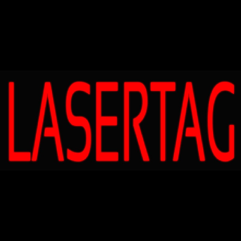Lasertag Neon Skilt