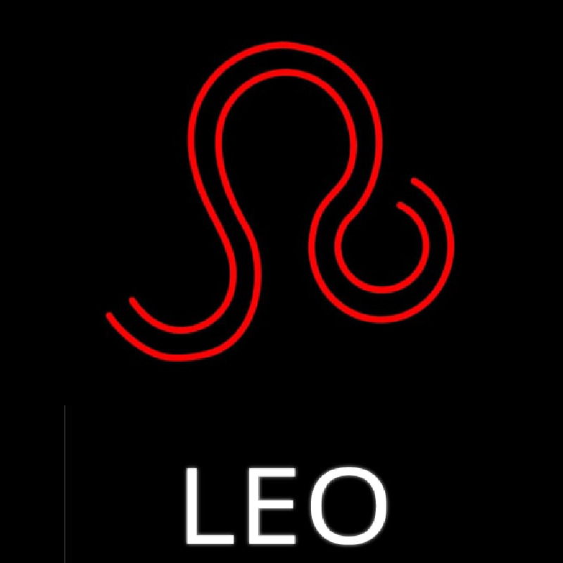 Leo Icon Neon Skilt