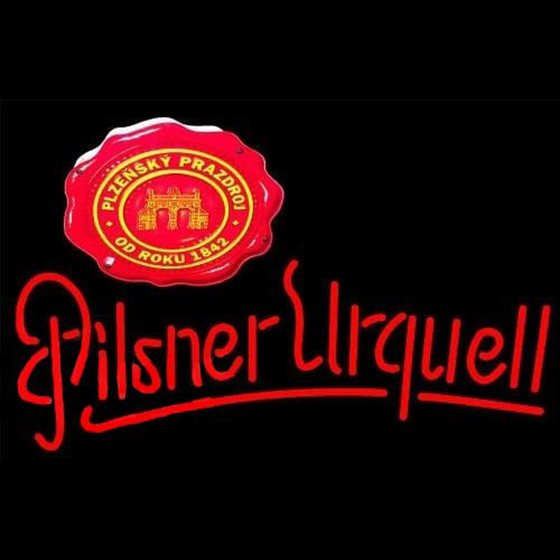Light Green Pilsner Urquell Budweiser Clydesdale Coaster Beer Sign Neon Skilt