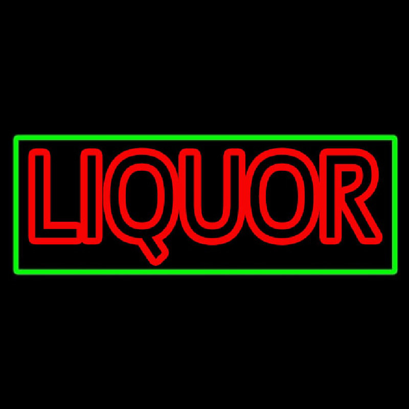 Liquors Neon Skilt