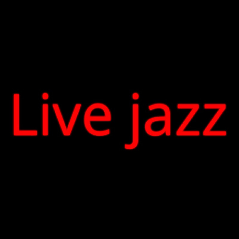 Live Jazz 1 Neon Skilt