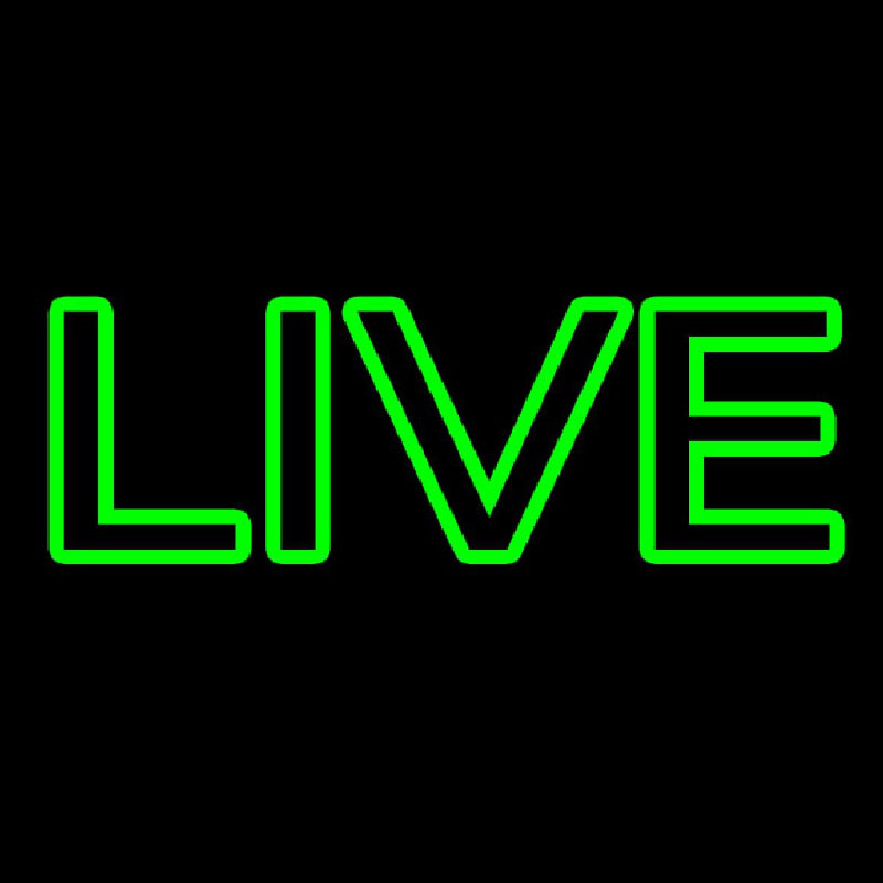 Live Neon Skilt