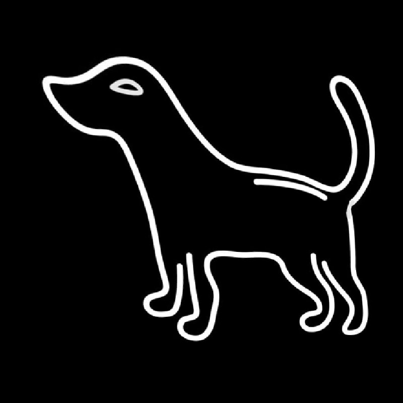 Logo Dog Neon Skilt