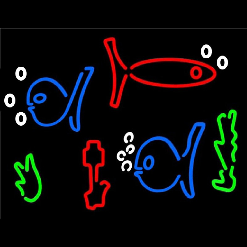 Logo Fish Neon Skilt