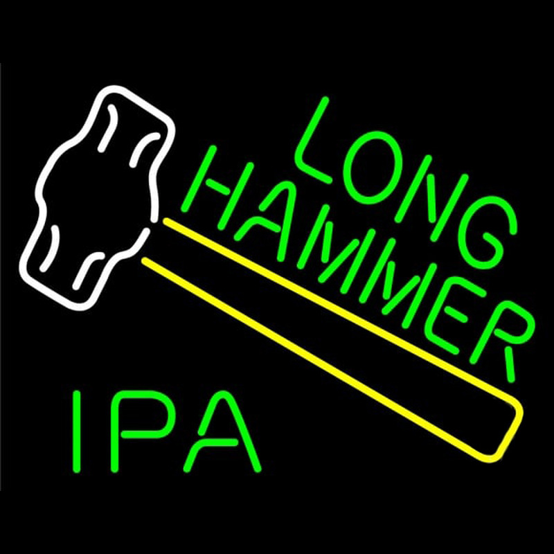 Long Hammer Ipa Neon Skilt
