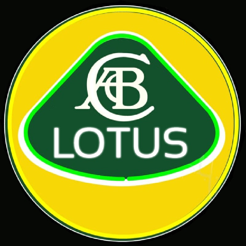 Lotus Porcelain Neon Skilt