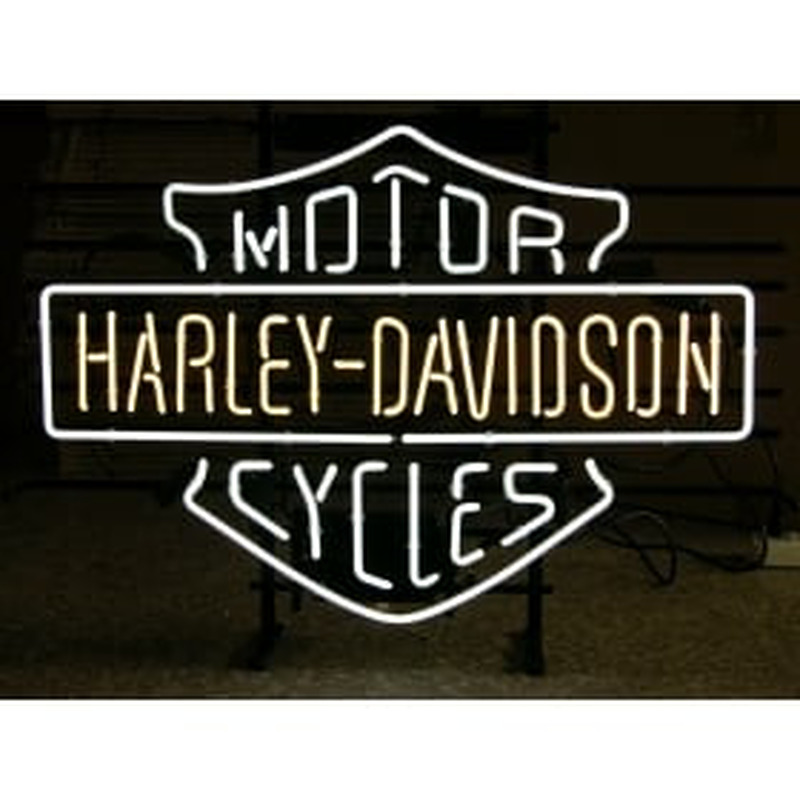 MOTOR CYCLES HARLEY-DAVIDSON Neon Skilt