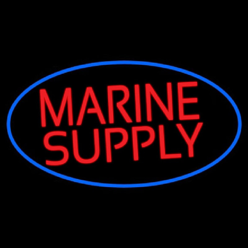Marine Supply Neon Skilt