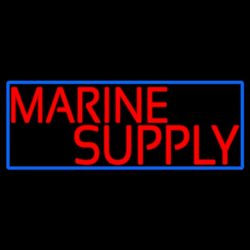 Marine Supply Neon Skilt