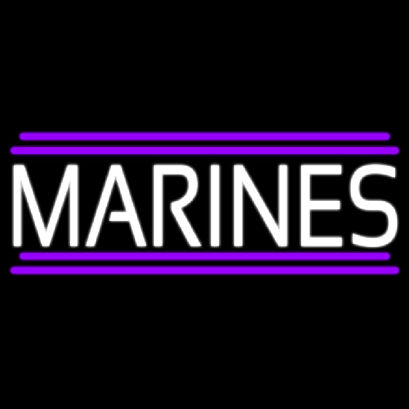 Marines Neon Skilt