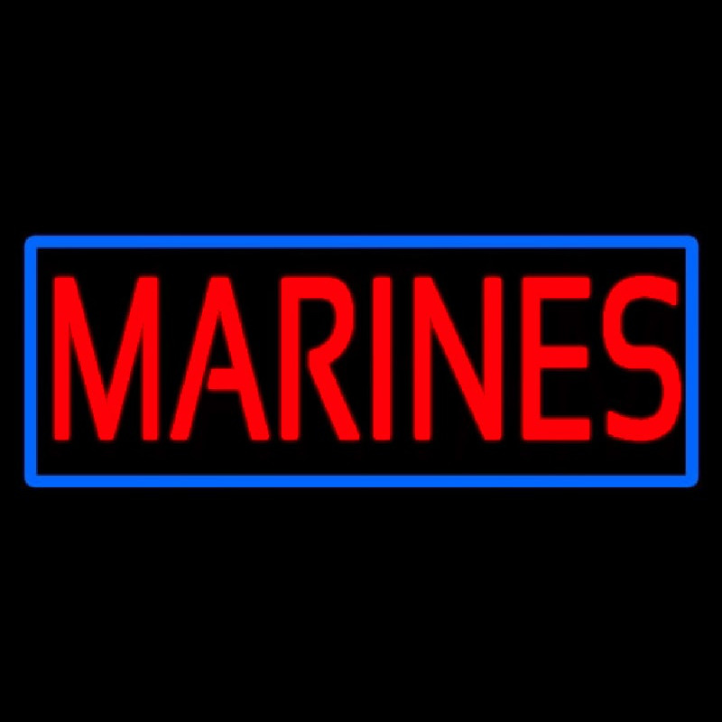 Marines Neon Skilt