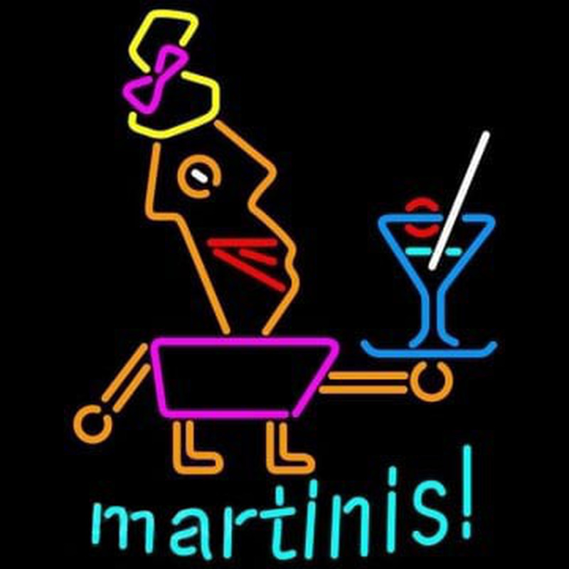 Martinis Neon Skilt