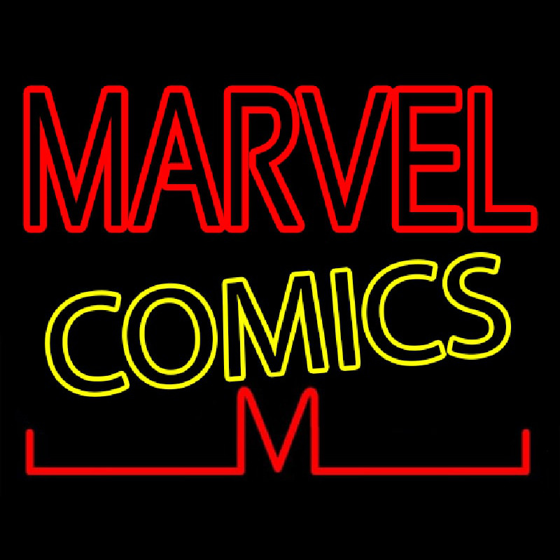 Marvel Comics Neon Skilt