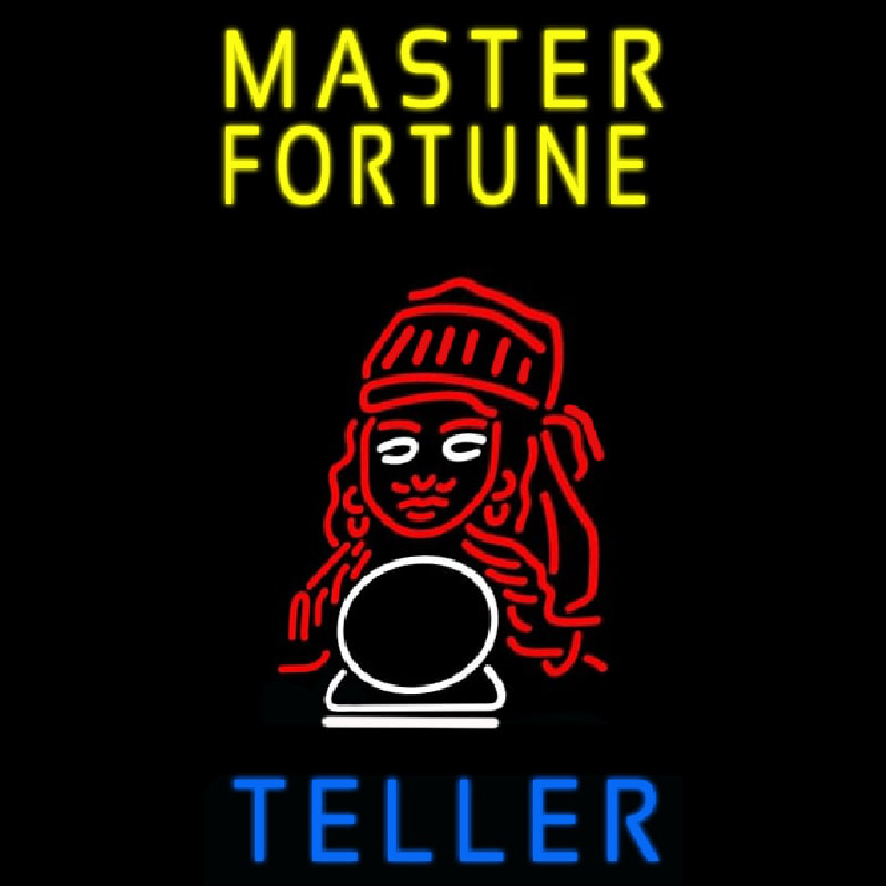 Master Fortune Teller Neon Skilt