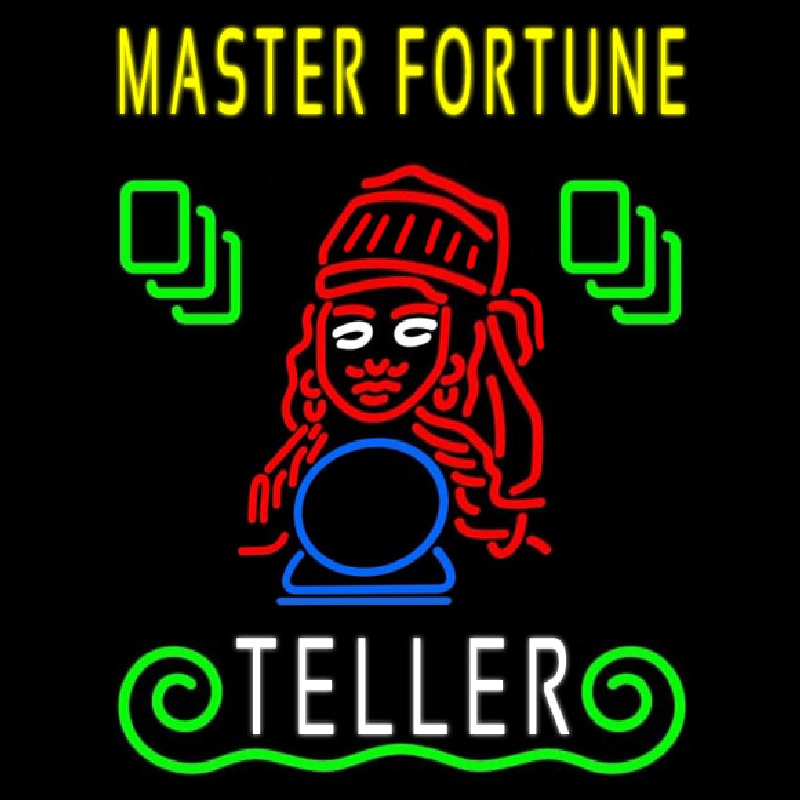 Master Fortune Teller Neon Skilt