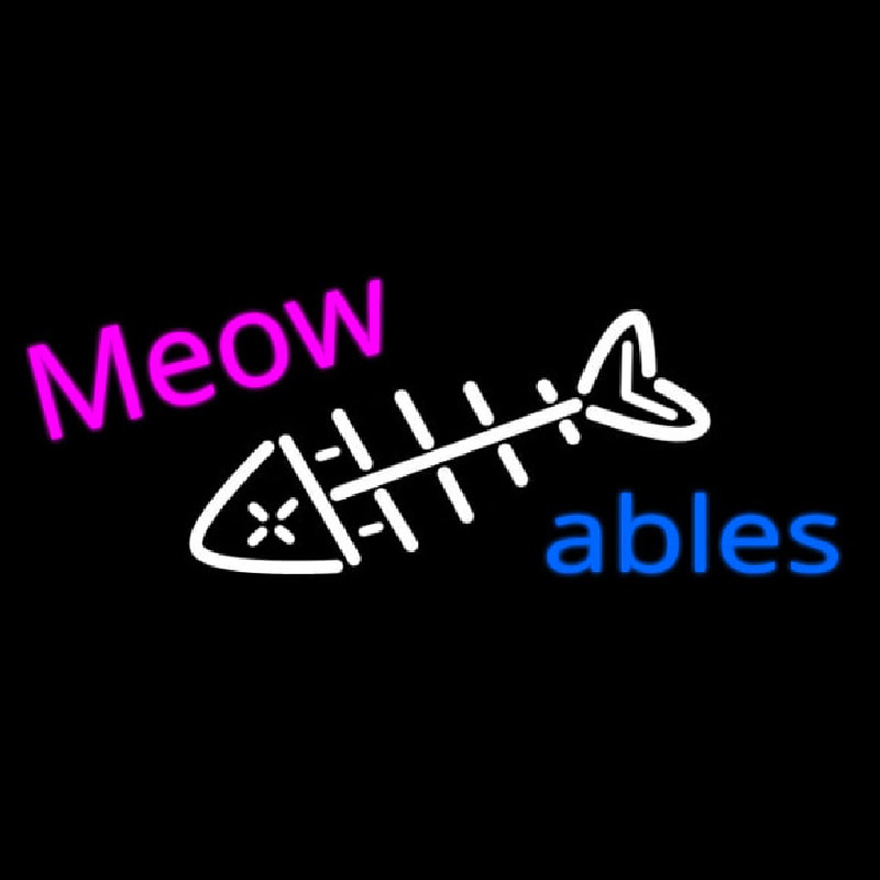 Meow Ables Neon Skilt