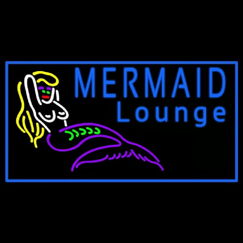 Mermaid Lounge Neon Skilt