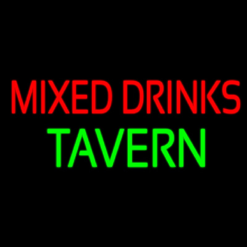 Mi ed Drinks Tavern 1 Neon Skilt