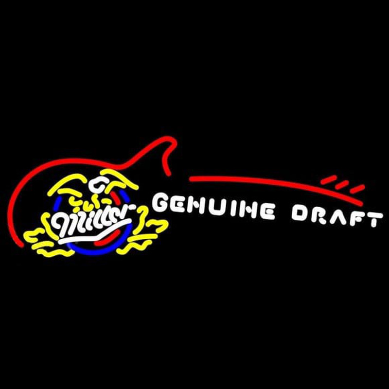 Miller Genuine Draft Sun with Cactus Beer Sign Neon Skilt