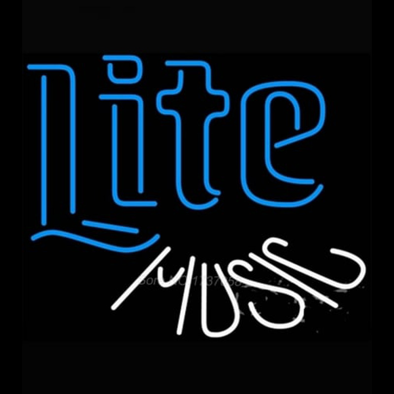 Miller Lite Music Neon Skilt
