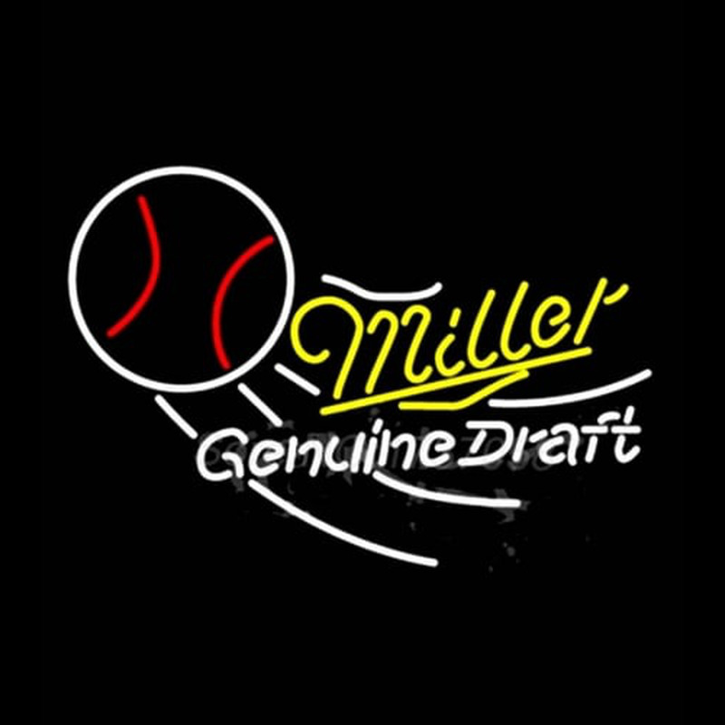 Miller Tennis Draft Neon Skilt