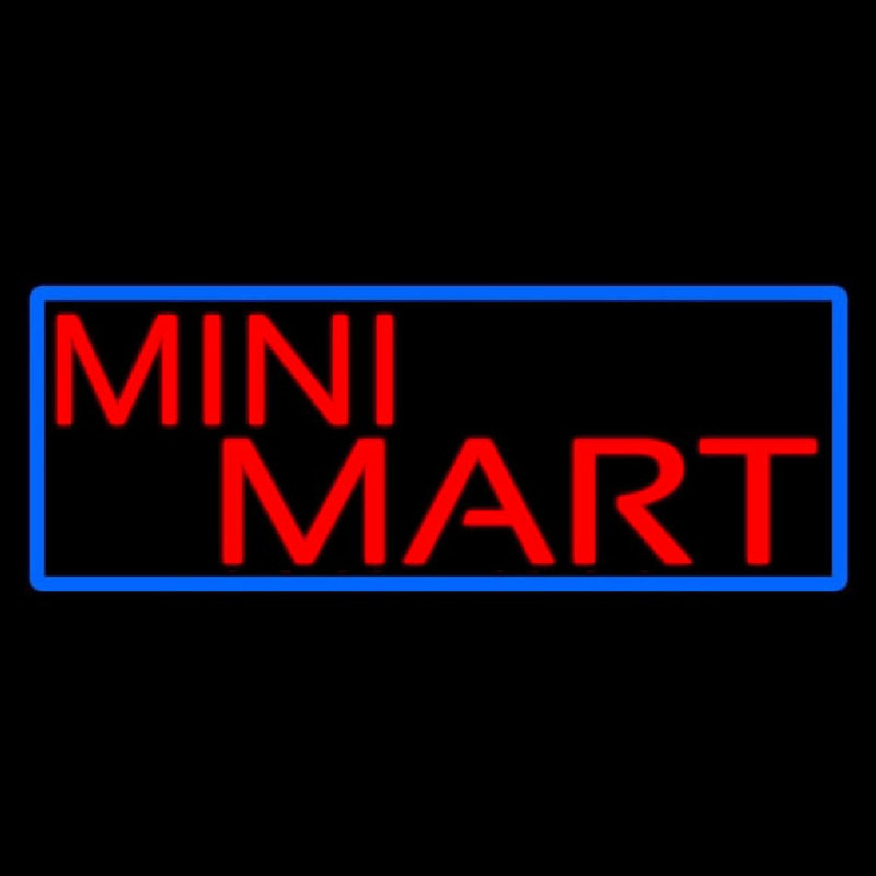 Mini Mart Neon Skilt