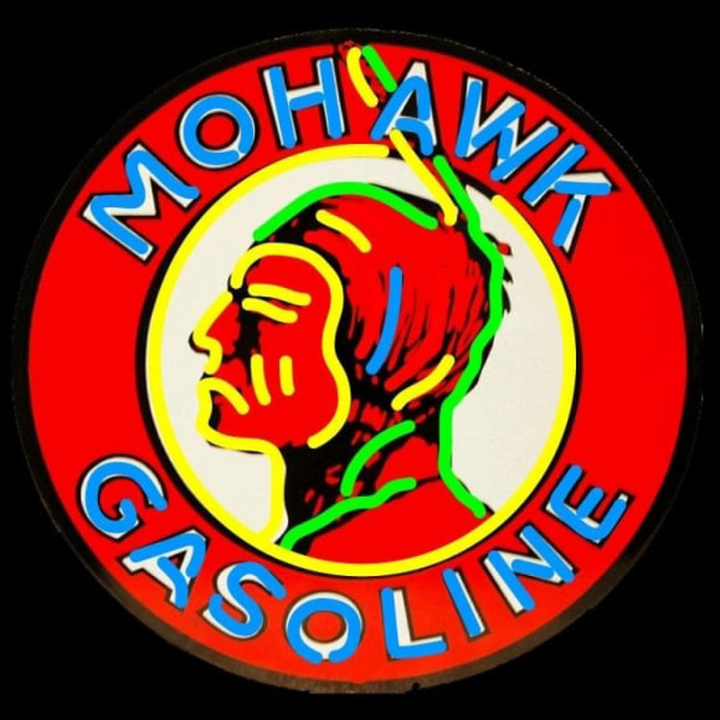 Mohawk Gasoline Neon Skilt