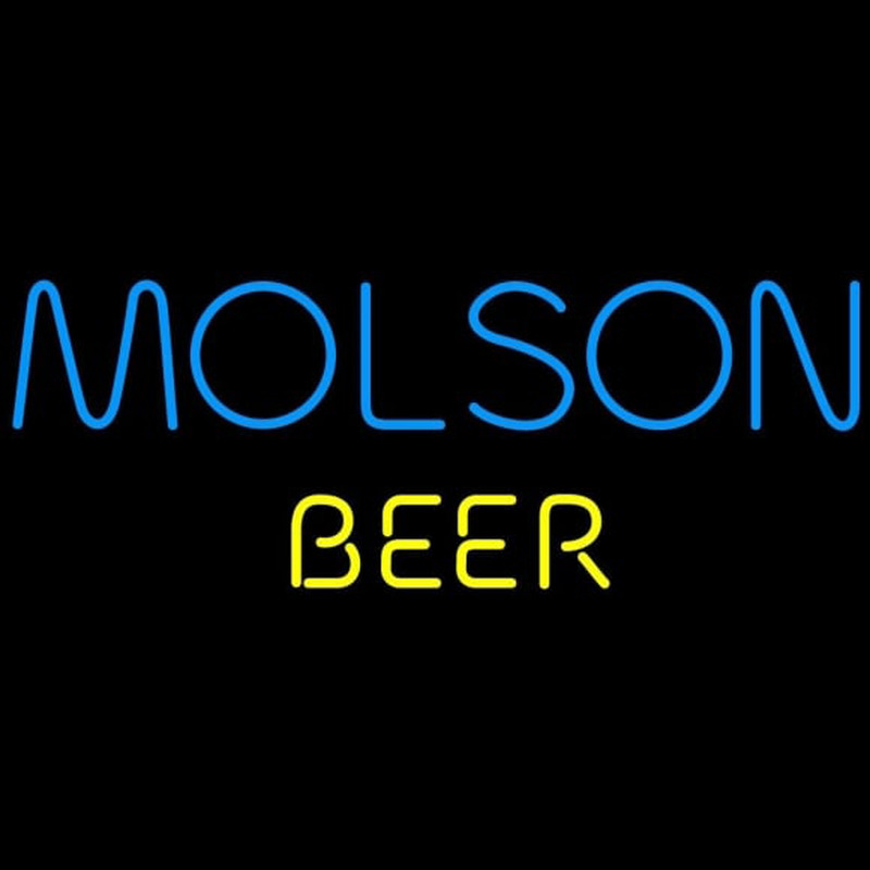 Molson Beer Sign Neon Skilt