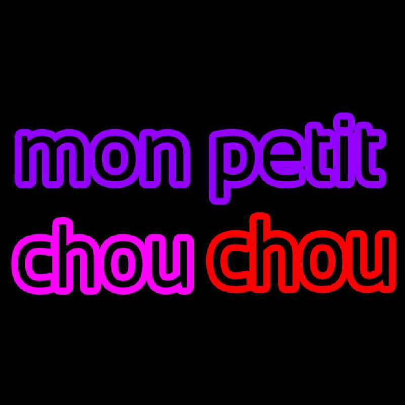 Mon Petit Chou Neon Skilt