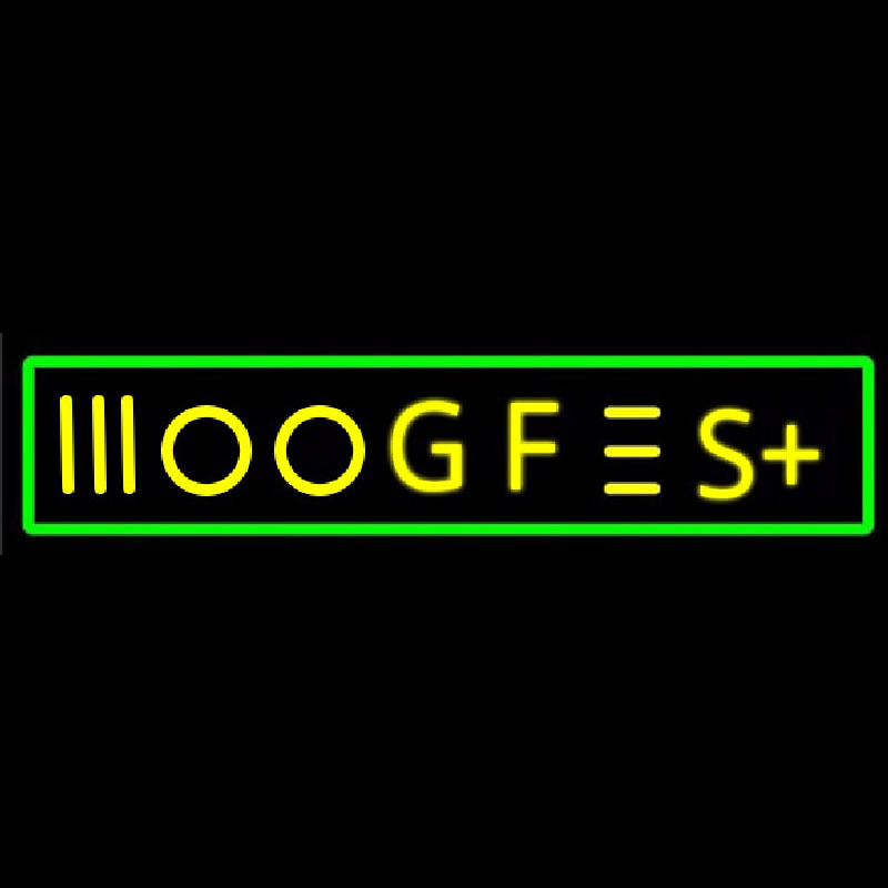 Moogfest 2014 Neon Skilt
