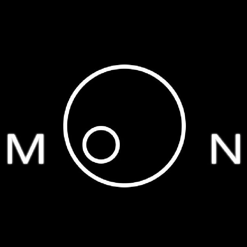 Moon Logo Neon Skilt