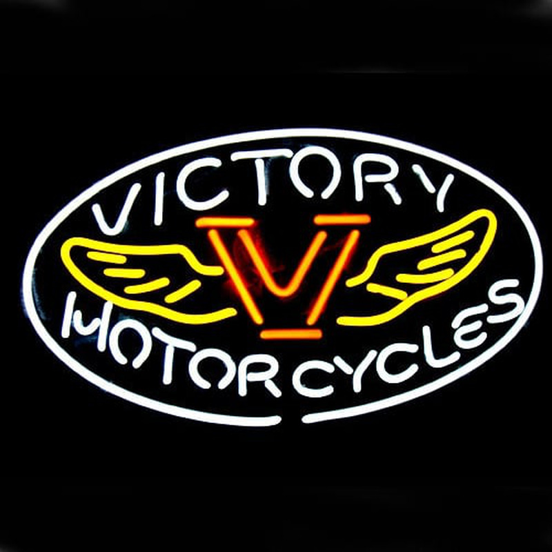 Motorcycles Victory Butik Åben Neon Skilt
