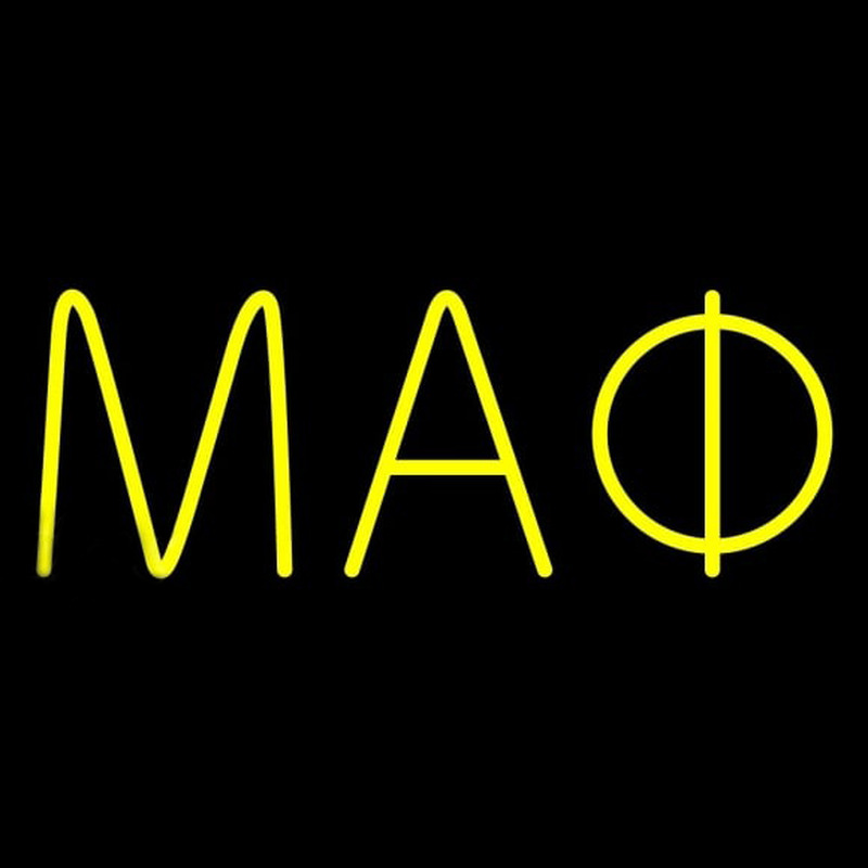 Mu Alpha Phi Neon Skilt