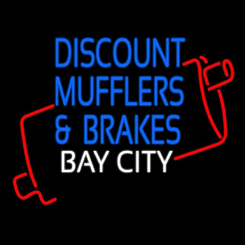 Mufflers And Brakes Neon Skilt