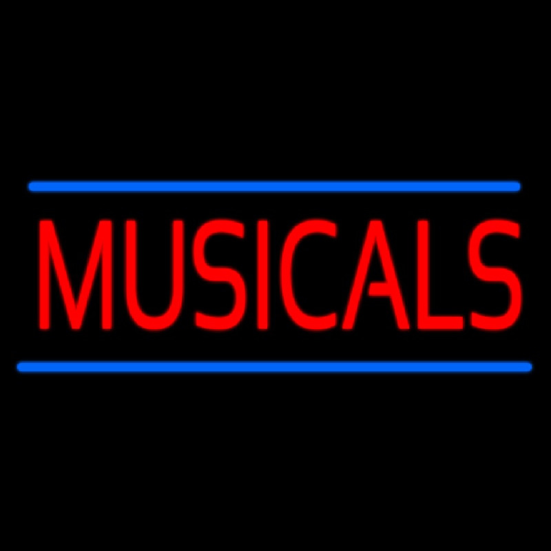 Musicals Neon Skilt