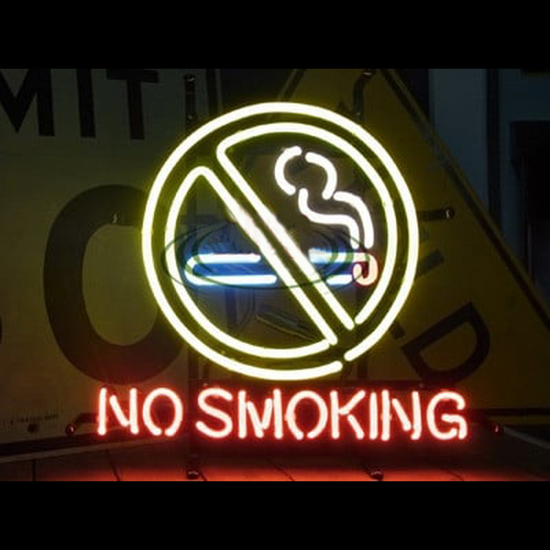 NO SMOKING Neon Skilt