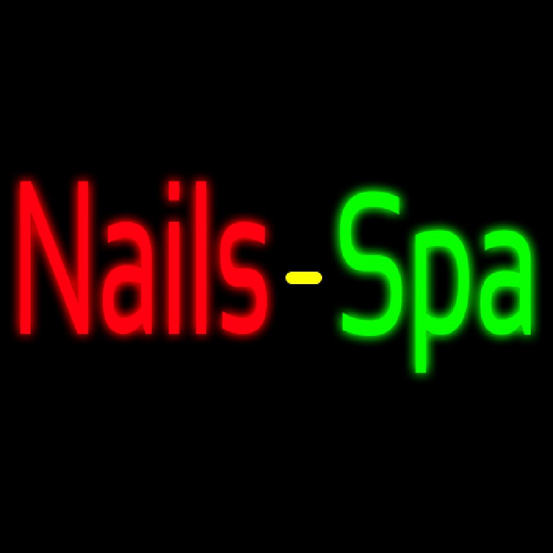 Nails Spa Neon Skilt