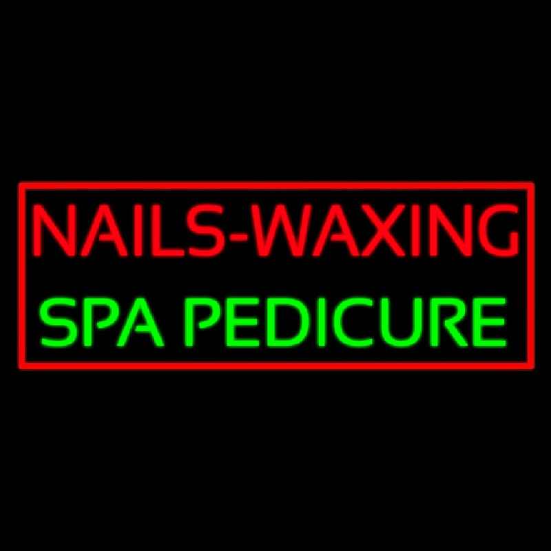 Nails Wa ing Spa Pedicure Neon Skilt