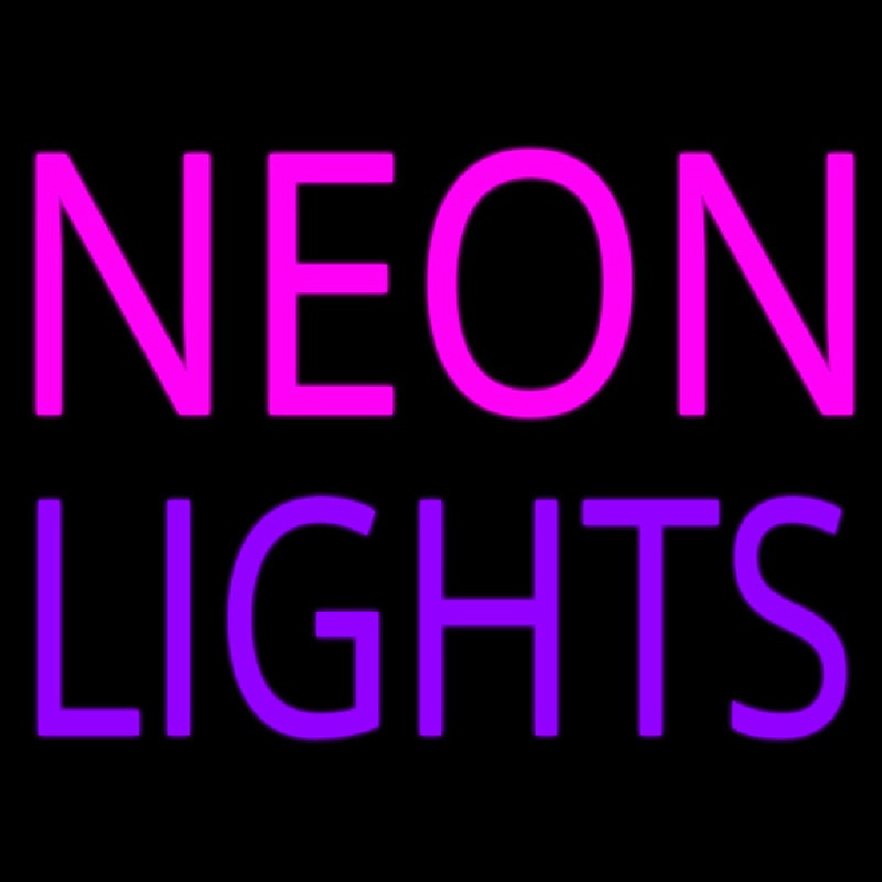 Neon Lights Neon Skilt