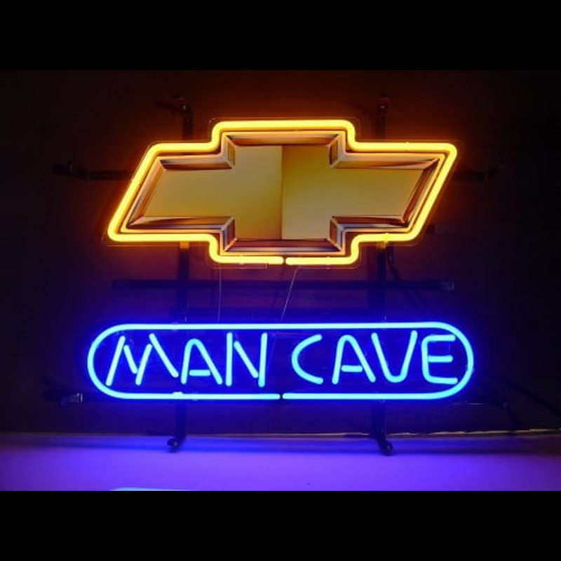 New Chevrolet Chevy Man Cave Neon Skilt
