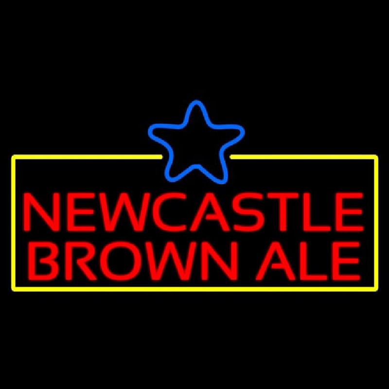 Newcastle Brown Ale Neon Skilt